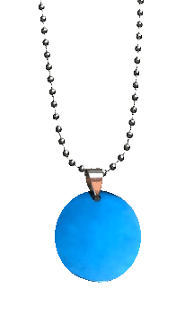 Blue Stainless Steel Blank Disc